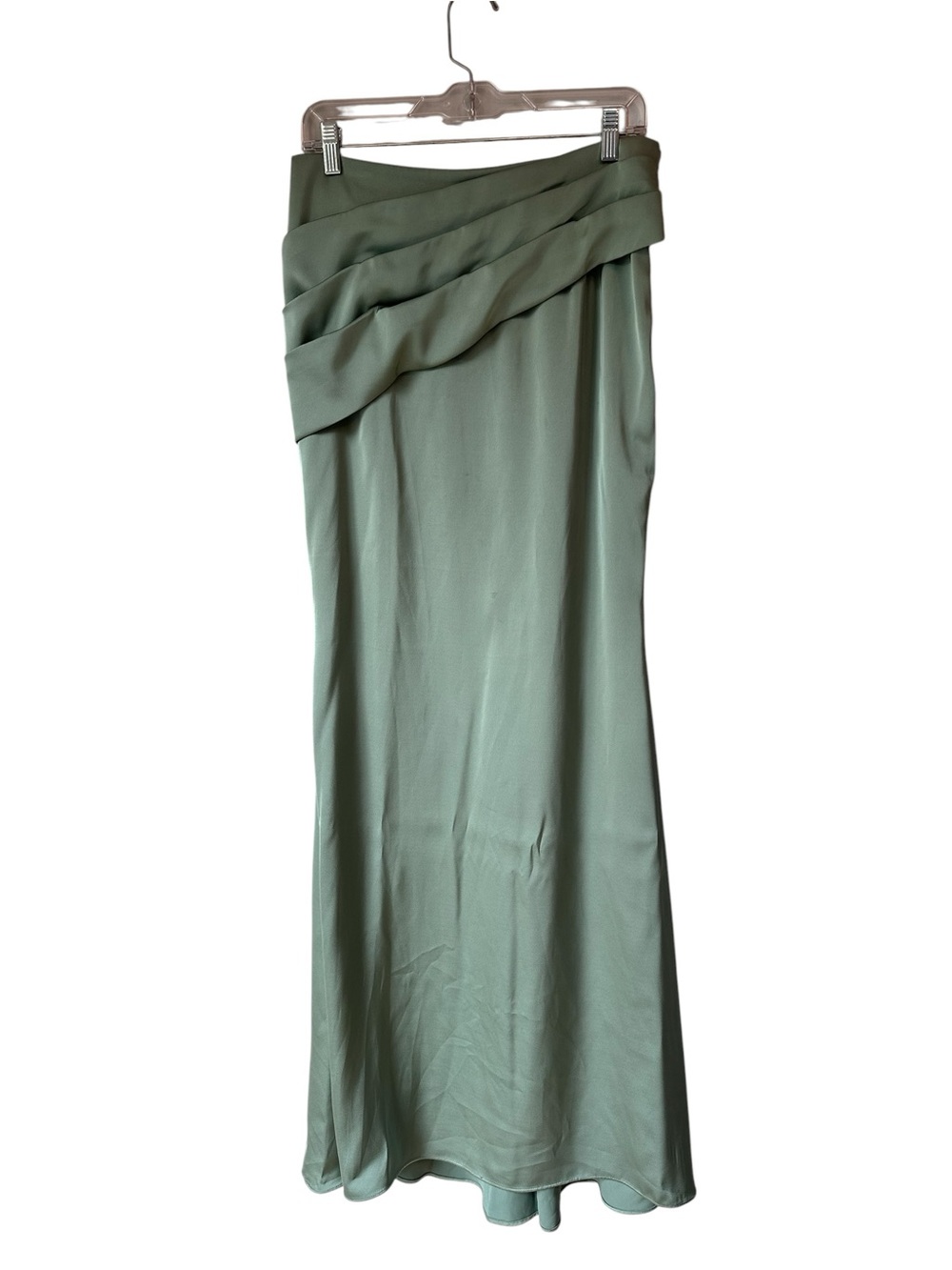 Azazie Emerson Sage Green Strapless Mermaid Dress, 14